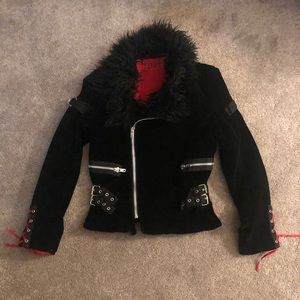 Vintage Tripp NYC black velvet jacket